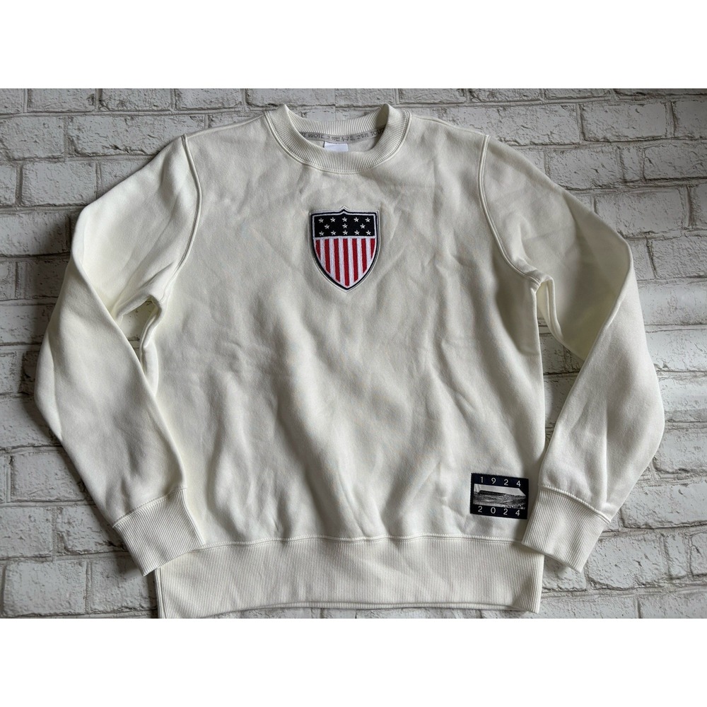 Nike Team USA Solo Swoosh Sweatshirt Mens X-LARGE Fleece Embroidered 2024